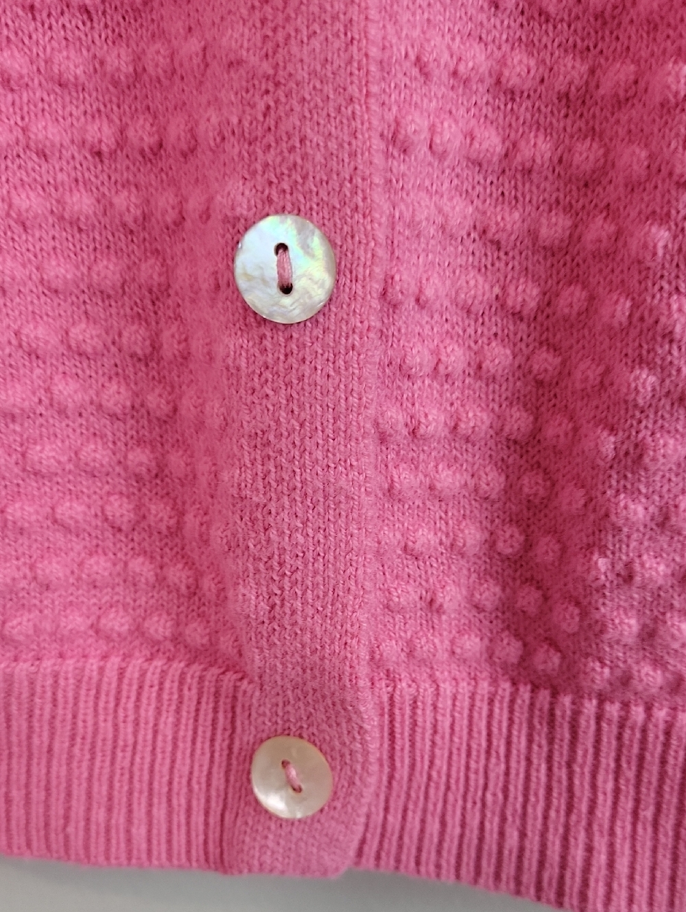 Draper James pink textured cardigan sweater size Small - Picture 3 of 7